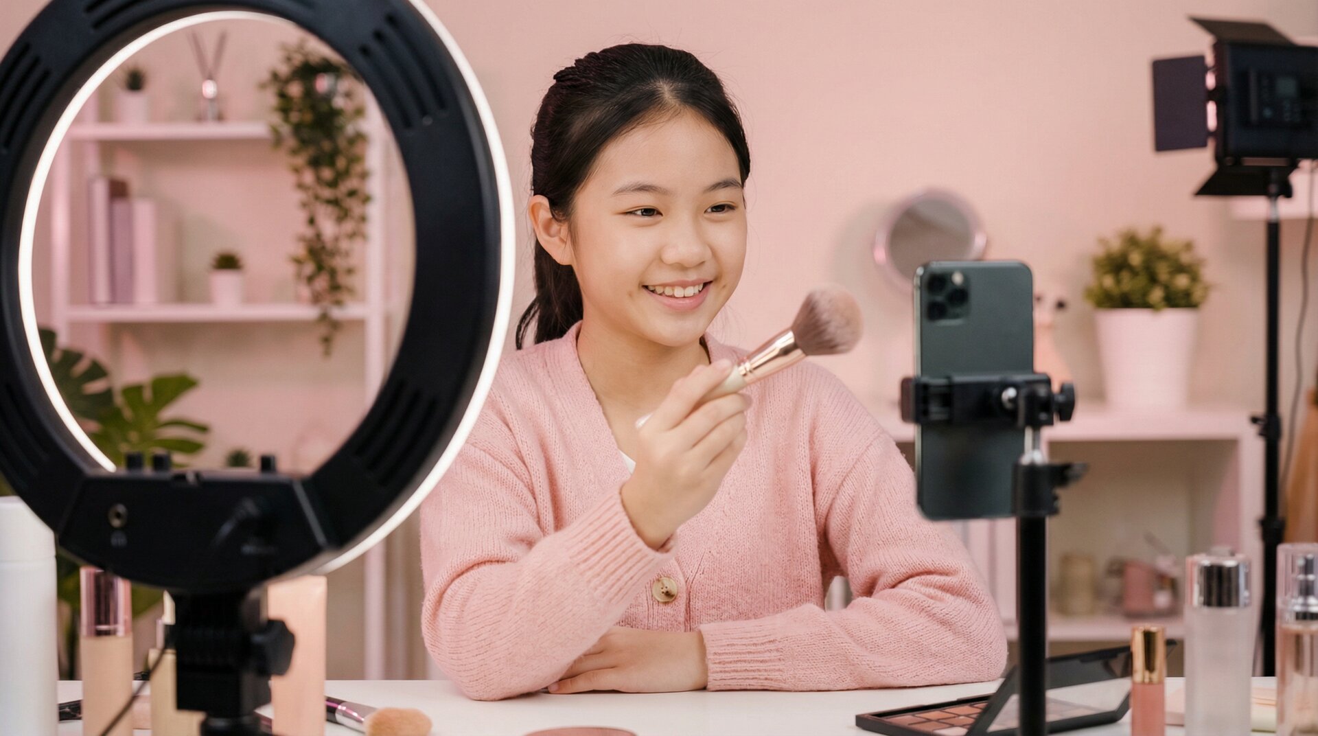 17c一起草美妆视频教程